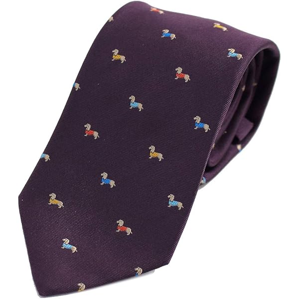 美品✨ Paul Smith ポールスミス ネクタイ 犬柄 ネイビー 小紋 美品】ポール・スミス(Paul Smith)犬柄 ネクタイ ネイビー