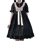 Amazon Co Jp レディース ワンピース 地雷系 量産型 長袖 チュニック ゴスロリ スカート ロック パンク ファッション ブラック 大きいサイズ ファッション