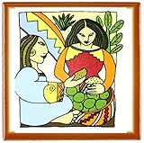 CT _ 62445フローレンAll Thingsメキシコ – メキシコのPainting女性Cubismスタイル – タイル 4-Inch-Ceramic ct_62445_1
