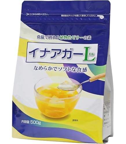 Amazon.co.jp: 伊那食品工業 イナアガー L 500g 常温で固まる植物性
