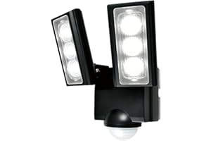 エルパ (ELPA) 乾電池式 センサーライト 2灯 (白色LED/防水仕様) 屋外 センサー足元 (ESL-312DC)