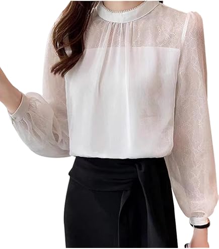 ブルレア エンブロイダリージャガードブラウス新品タグ付きホワイト