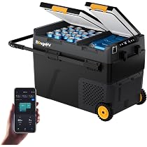 Amazon.co.jp: 【リン酸鉄バッテリー内蔵可能】BougeRV 車載冷蔵庫 49L