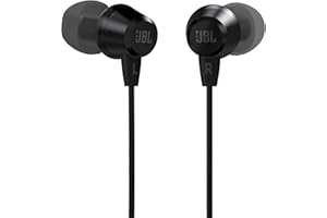 JBL C50HI Wired in Ear Headphones Black