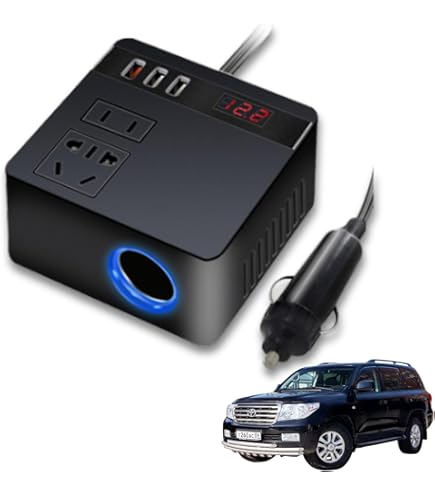 Amazon.co.jp: 車載インバーター 12V専用AC110Vに変換 120W シガー
