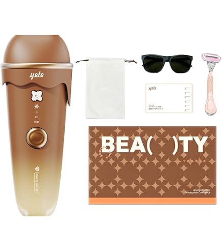 Amazon | YETE 脱毛器 家庭用光美容器 サファイア冷感搭載 VIO対応