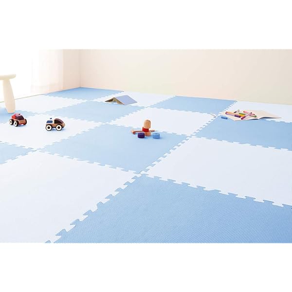 Amazon.co.jp: BabyGo! ジョイントフロアマット フチ付き (72枚