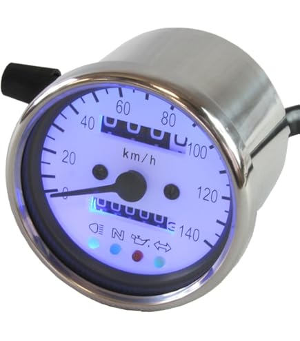 Amazon | スペシャルパーツ武川(TAKEGAWA) ブルーLEDスピードメーター