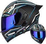 システムヘルメット バイク フルフェイス ブルートゥース付き SOMAN955-S フリップアップ メンズ レディース 四季対応 ジェット ダブルシールド オートバイ 大きいサイズ 洗える裏地 日焼け止め UVプロテクションBluetooth 超軽量 耐衝撃 男女兼用 オールシーズン DOT公認 (M,F26) [並行輸入品]