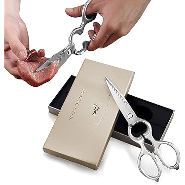 ステンレス製キッチンバサミ 約140g 食洗機対応*5 キッチンバサミ オールステンレス キッチンはさみ 分解 食洗器