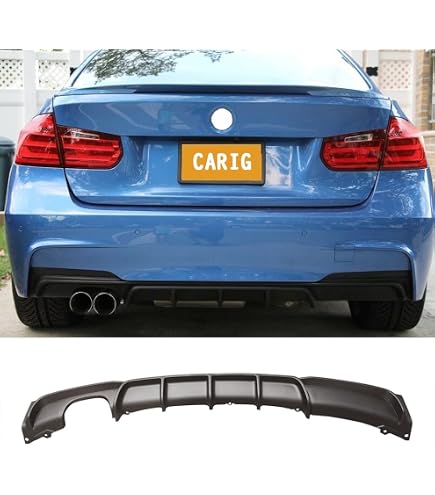  F30 リヤディフューザー　グロスブラック　新品 Amazon | CARIG リアディフューザー 2012-2019 BMW 3シリーズ F30 F31
