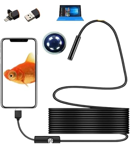 Amazon | Dearsee ファイバースコープ 内視鏡カメラ 1920P HD iPhone用