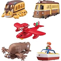 Amazon.co.jp: ドリームトミカ ジブリ ネコバス 紅の豚 千と千尋 