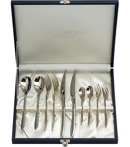 Amazon｜ラッキーウッド 〈ロマンス〉10pc.ペアディナーセット 