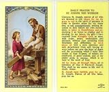 StealStreet SS-Wjh-E24-635 Saint Joseph Patron of Workers Clear Holy Cards [並行輸入品]