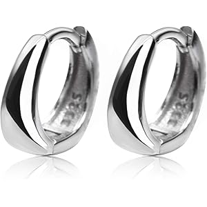 [Happy Never Land] ピアス レディース 人気 メンズ フープピアス リングピアス シルバー 925 (10mm)