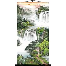 絵画　自然の美しさ・自然のパワーをどうぞ 奥入瀬渓流（緑深く、水清し） | ｜正光画廊