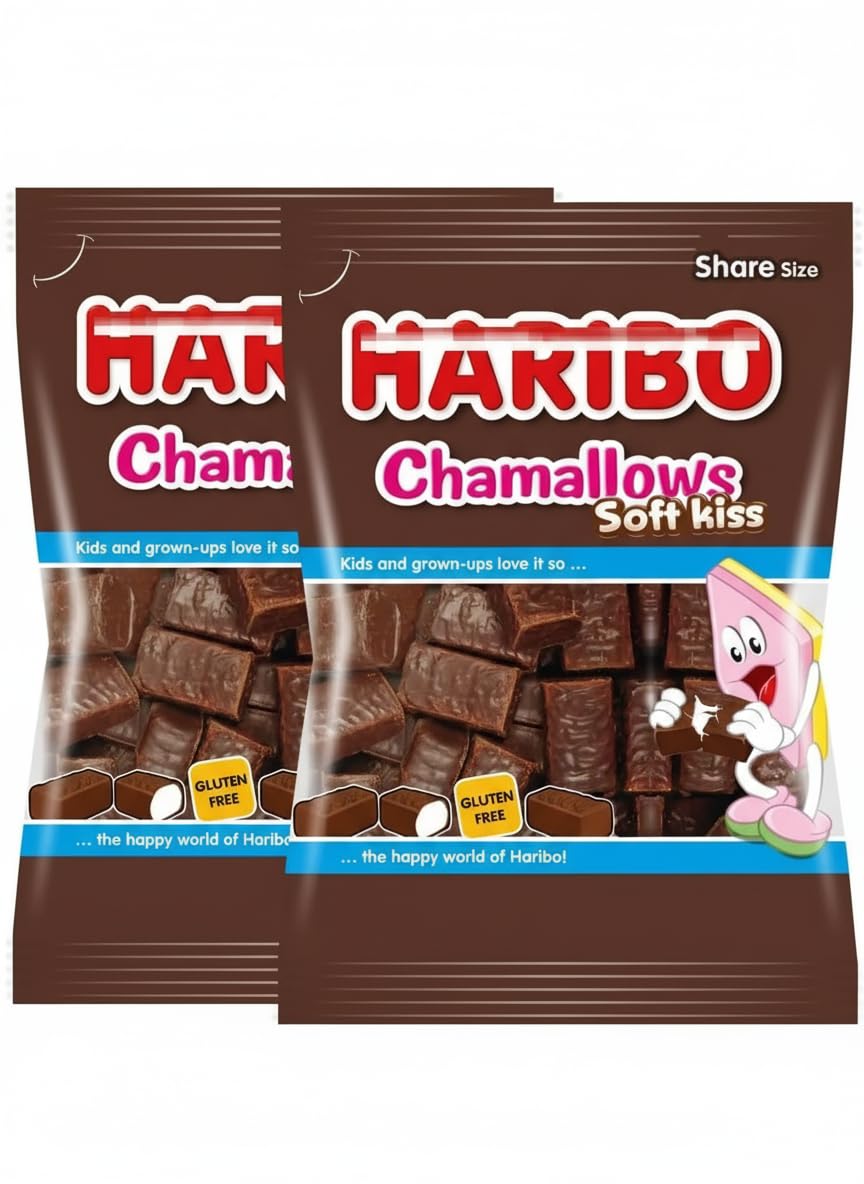 【42%OFF】【1,890円】 ハリボー チョコマシュマロ ソフトキス chamallows 200g + 200g
