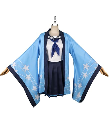 Amazon.co.jp: ブルアカ 久田イズナ コスプレ衣装 制服 羽織り 髪飾り