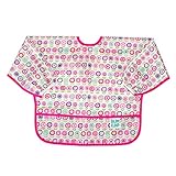 バンキンス Bumkins お食事エプロン スリーブビブ 長袖 6～24ヶ月頃 エプロン スタイ 防水 洗濯可 Bloom（SU-750） Bibs Waterproof Accessories Sl