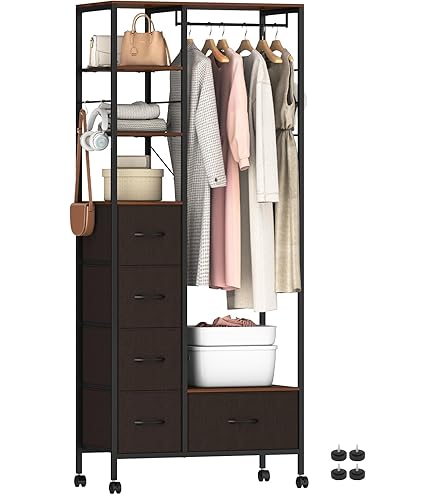 Amazon｜アスクリエイト ハンガーラック 斜め掛け 省スペース 奥行35cm