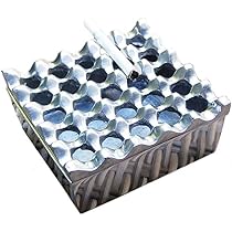 オールド・バカラ ブロンズ装飾 リーフ文 スクエア型 灰皿 小物入れ ディアマン オールド・バカラ ブロンズ装飾 リーフ文 スクエア型 灰皿 小物