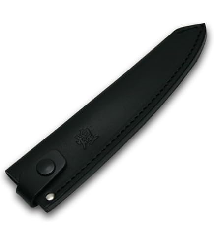 SYODAI 包丁セット レザーケース付き Amazon | 堺一文字光秀 包丁ケース 手作り 革製鞘（さや） 三徳180mm用