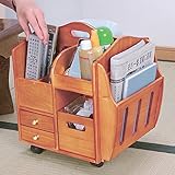 収納ワゴン テーブルまわりの便利ワゴン（キャスター付き）