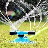 Lawn Sprinklers : Premium Quality, Durable Rotary Three Arm Water Sprinkler by Careful Gardener [並行輸