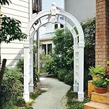 ガーデンアーチ ホワイト パーゴラ ARBOR 樹脂製のガーデンアーチ