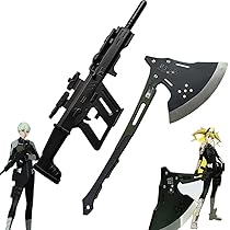 Amazon.co.jp: 怪獣8号 コスプレ道具 四ノ宮キコル 市川レノ 斧 銃