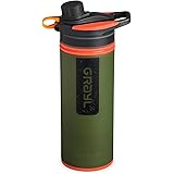 GRAYL GeoPress 24オンス 浄水器 ボトル ハイキング キャンプ サバイバル 旅行用フィルター (オアシスグリーン)