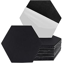 Amazon | TroyStudio 六角形 吸音材 自己粘着 12枚入 36cm x 31cm x  