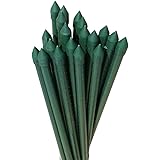 支柱 園芸 150cm 直径16mm 50本１組 イボ付 鋼管製 家庭菜園 グリーン イボ竹 国華園