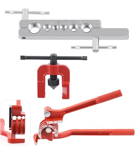 3/16in 1/4in Single Double Flares Adapter Pipe Flaring Kits Auto Repair Tool Coppers Tube Brake Line Accessories - View #4