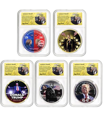 Amazon.co.jp: ドナルド・トランプ記念コインメタルメダル 第47代