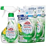 【まとめ買い】トイレマジックリン ツヤツヤコートプラス トイレ用洗剤 消臭・洗浄スプレー シトラスミントの香り 本体×1個+替×2個