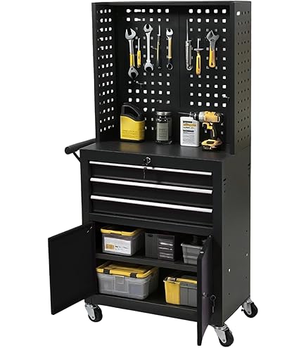 Amazon | OSJ ツールキャビネット ツールワゴンカート工具カート 可動