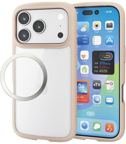 Amazon.co.jp: エレコム iPhone 17 Pro ケース カバー クリア 耐衝撃