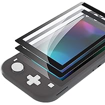Nintendo Switch light 本体 クリアケース 保護シール 付き Nintendo Switch Lite本体用クリアカバー スタンドタイプ 4つ穴タイプ