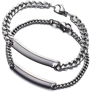 【 Smart掲載モデル 】ブレスレット メンズ バングル アクセサリー ユニセックス (小 ステンレス)