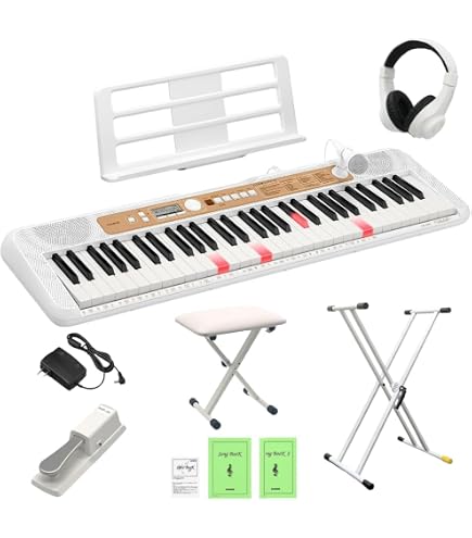 Amazon | CASIO 光ナビゲーションキーボード 61鍵 標準ピアノ形状鍵盤 
