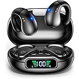 【2024年新時流 イヤーカフ イヤホン】WOWUP OWS イヤホン 耳挟み式イヤホン bluetooth イヤホン 空気伝導イヤホン 塞がない ワイヤレスイヤホン 骨伝導イヤホンの革新 耳挟み式 オープンイヤー 音漏れ抑制 耳を塞がないイヤホン 