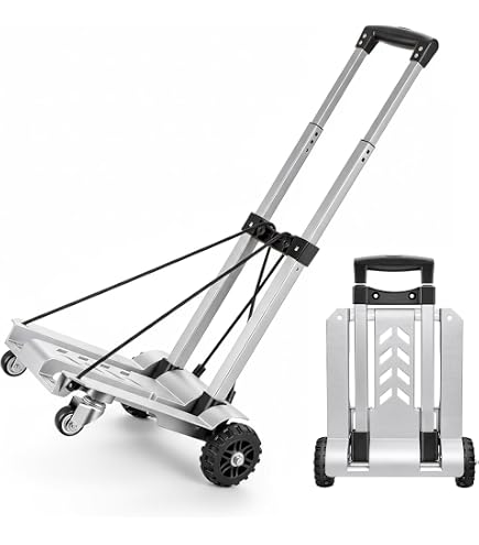 Amazon.co.jp: キャリーカート 折りたたみ式 耐荷重100KG ハンド