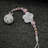 Unkeシリコンビーズクリップ、おもちゃTeething Teether Set for Babies、シリコンTeethingおしゃぶりネックレス花 As description UNIQUE XX