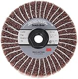 Scotch-Brite(TM) Match and Finish Combi Flap Brush, Aluminum Oxide, 4-1/2' Diameter x 4' Width, 5/8'