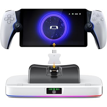 PlayStation - SONY PlayStation5 ワイヤレス充電器セット Amazon.co.jp: JDGPOKOO PS5コントローラー充電ステーション RGB