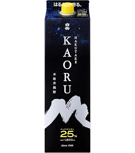 Amazon.co.jp: 高橋酒造 白岳 (はくたけ) 米焼酎 25度 1800ml : 食品