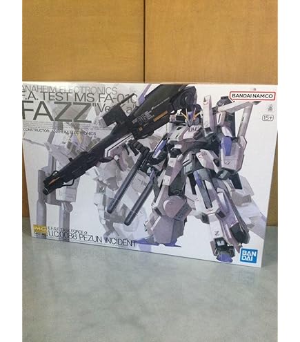 Amazon.co.jp: MG 1/100 ガンダムベース限定 FAZZ Ver.Ka [チタニウム