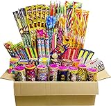 デラックス 手持ち＆噴出花火セット　手持ち花火112本　噴出花火16本